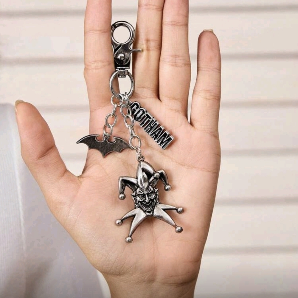 Batman Joker Bag Charm/ Keychain NEW